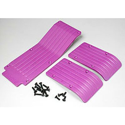 T/E-Maxx Skid / Wear Plate Set (Ppl.)