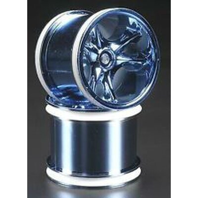 Clawz Blue Chr. (6 Spk) Rear Trax. Elec.