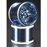 Clawz Blue Chr. (6 Spk) Rear Trax. Elec.