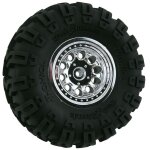 Revolver Chrome Crawler Wheels - Narrow
