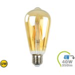E27 LED Lampe 4W Filament ST64 Ultra-Warmweiß