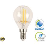 E14 LED Lampe 4W Filament P45 Warmweiß Dimmbar