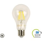 E27 LED Lampe 8W Filament A67 Neutralweiß