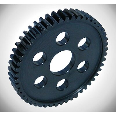 Hard Black 50t Steel Spur only 32p,accepts Telemetry