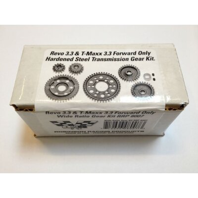 Wide ratio all Stahl Forward-Only Zahnrad kit