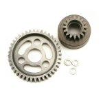 Gehärtet Stahl combo  40T spur 16T Kupplungsglocke