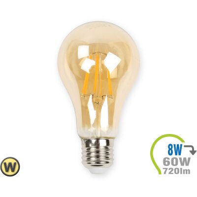 E27 LED Lampe 8W Filament A67 Ultra-Warmweiß
