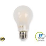 E27 LED Lampe 6W Filament matt A60 Warmweiß