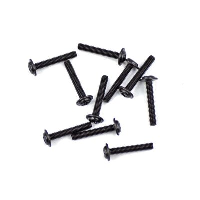 Serpent Linsenkopfschraube mit Flansch Sechskant M3x18 (10)