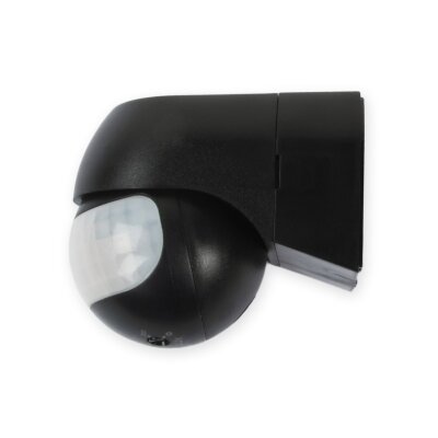 Infrarot Bewegungsmelder Wandmontage Schwarz