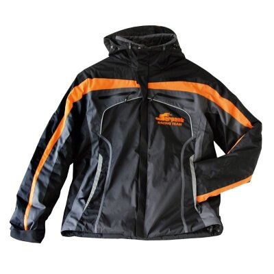 Winter-Jacke Serpent schwarz-orange hooded (M)