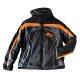 Winter-Jacke Serpent schwarz-orange hooded (M)