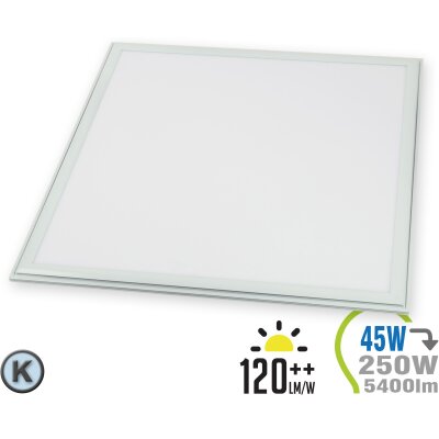 LED Panel 45W 60x60cm 5400lm inkl. Treiber Kaltweiß