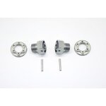 Serpent Radaufnahme light +1mm /Mutter/Pin (2)