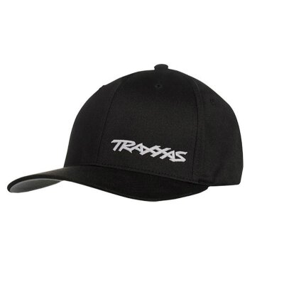 FLEX HAT CURVE BILL BLK/WHT SM
