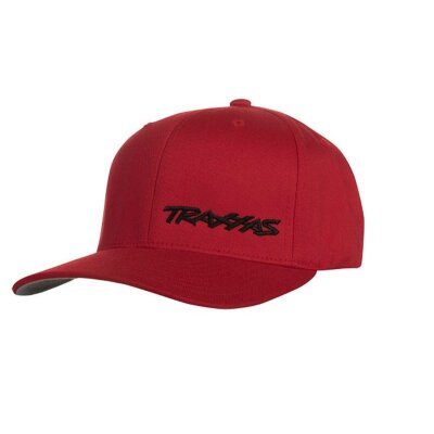 FLEX HAT CURVE BILL RED/BLK LX