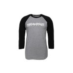 TRAXX RAGLAN SHIRT GREY/BLK MD