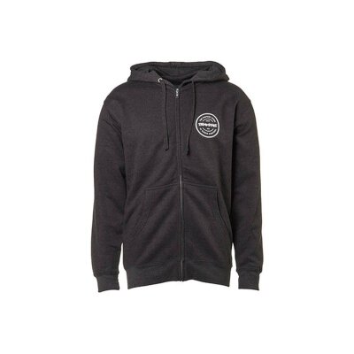 TOKEN ZIP HOODIE CHARCOAL L