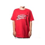 SLASH TEE RED YL