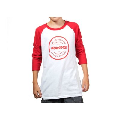 SLVR TOKEN RAGLAN RED/WHITE YM