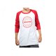 SLVR TOKEN RAGLAN RED/WHITE YM
