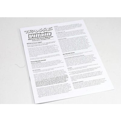 OPERATING INSTRUCTIONS, VILLAI