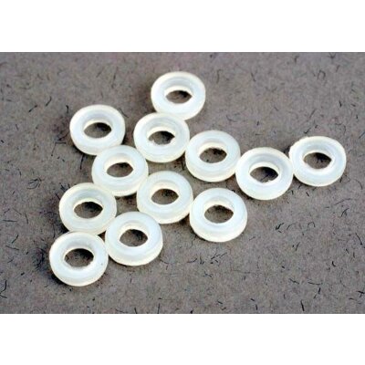 SPACERS, NYLON (3x6x1.5mm) (12