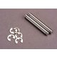 Querlenkerstifte, 3x23mm + E-Clipse