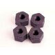 5mm NYLON WHEEL NUTS (4)