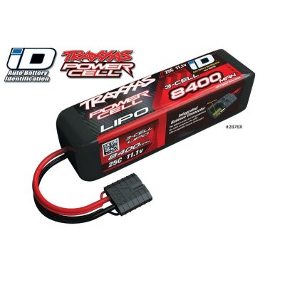Traxxas 8400mAh 11,1V 3-Zellen 25C TRAXXAS LIPO mit iD-Stecker