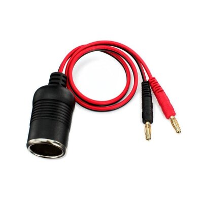Adapterkabel Zigarettenanzünder/4mm Stecker 12 Volt