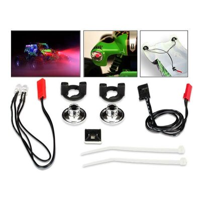 LED Lights/ harness (2 red lights)/LED housing (2) /housing