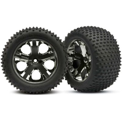 Reifen verklebt auf Felge