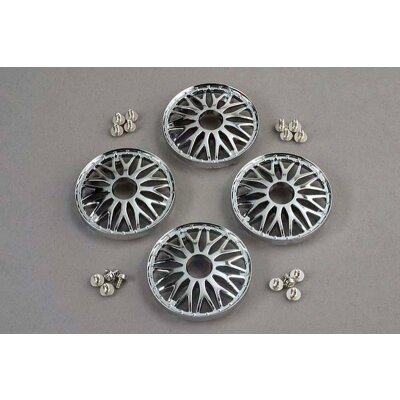 BBS TYPE CHROME WHEEL COVERS (
