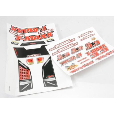 DECAL SHEETS, T-MAXX 3.3 (LONG