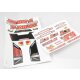 DECAL SHEETS, T-MAXX 3.3 (LONG
