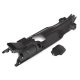 Traxxas Skidplatte Getriebe, Nylon schwarz Cover