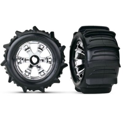 Paddle-Reifen auf Felge Geode chrome 17mm Aufnahme TSM rated