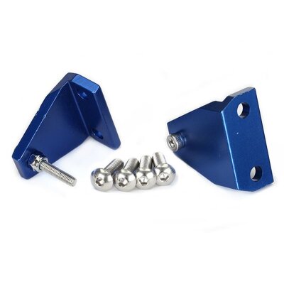TRAXXAS Trim tab adjuster (2)/ 4x12mm BCS stainless (4)/ 3x18mm BCS