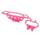 Bumper + Halter vorn pink