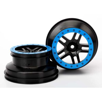 WHEELS, SCT SS BLK/BLUE BEAD (
