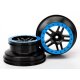 WHEELS, SCT SS BLK/BLUE BEAD (