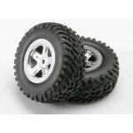 Reifen auf Felge montiert hint