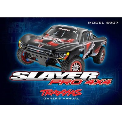 OWNERS MANUAL, SLAYER PRO 4X4