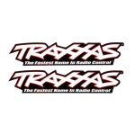 TRAXXAS 4,5 / 114mm Aufkleber schwarz 100Stk