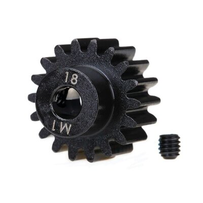 Zahnrad, 18-T Ritzel (1.0 Modul) 5mm Welle extra-hart