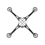 Hauptrahmen schwarz mit Schrauben