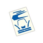 Decals, High Visibility, blau