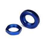 Servo Saver Muttern Alu blau (hex (1), serrated (1))