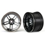 Felge, 1.9 Split-Spoke Chrome-schwarz extrabreit hinten (2)